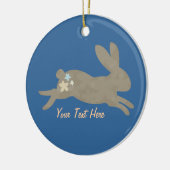 Bunny Rabbit (gepersonaliseerd) Keramisch Ornament (Links)
