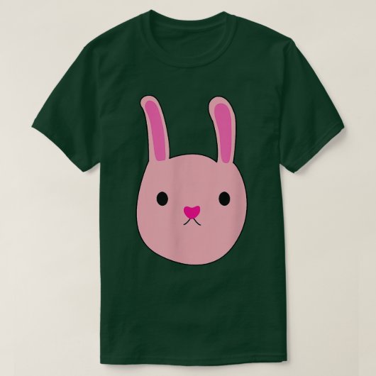 Bunny Rabbit Head T-shirt (Design voorkant)