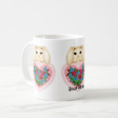 Bunny Rabbit Heart mok (Voorkant links)