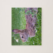 Bunny Rabbit in Grass Closeup Foto Legpuzzel (Verticaal)