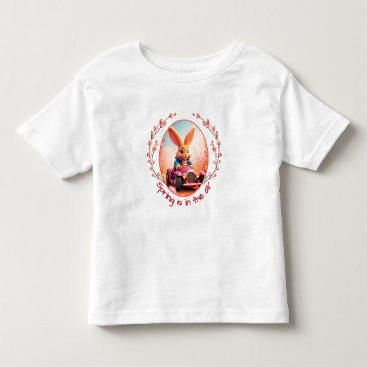 Bunny Rabbit In Spring Kinder Shirts (Voorkant)