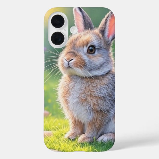 Bunny Rabbit iPhone 16 coque (Verso)