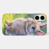 Bunny Rabbit iPhone 16 coque (Verso (horizontal))