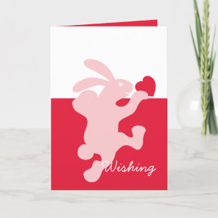 Bunny Rabbit Livraison Carte de vacances