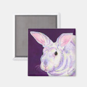 Bunny Rabbit Magnet - "Mr Personality" (Recto/Verso)