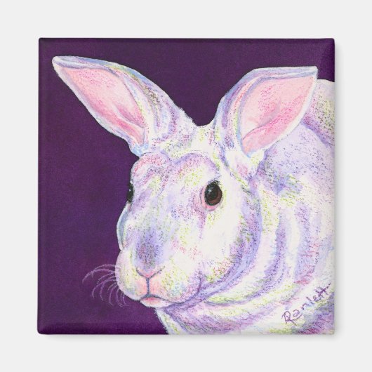 Bunny Rabbit Magnet - "Mr Personality" (Devant)