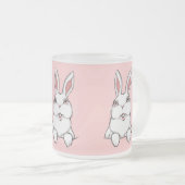 Bunny Rabbit Mok Coffee Cup Roze Bunny Cup (Voorkant rechts)