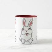 Bunny Rabbit Mug Coupe Cutesy Bunny Cup (Centre)