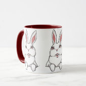 Bunny Rabbit Mug Coupe Cutesy Bunny Cup (Devant gauche)