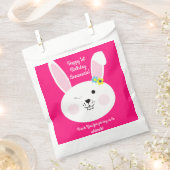 Bunny Rabbit Paaslente verjaardagsfeestje Bedankzakje (Geknipt)