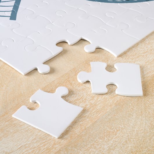 Bunny Rabbit Roller Onderzetter Puzzle Legpuzzel (Zijkant)