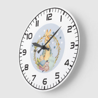 Bunny Rabbit Wall Clock Grote Klok