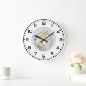 Bunny Rabbit Wall Clock  Grote Klok (Huis)