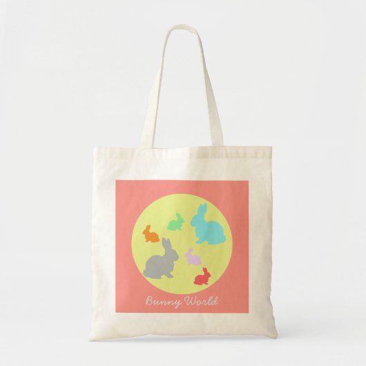 Bunny / Rabbit World Sac fourre-tout funky (Devant)