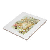 Bunny Rabbits: Blackberry Picking (Beatrix Potter) Tegeltje (Zijkant)