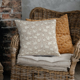 Bunny Rabbits Bonanza - patroon. Kussen