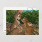 Bunny Rabbits Briefkaart (Voorkant / Achterkant)