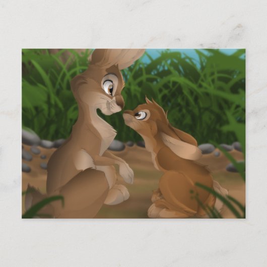 Bunny Rabbits Briefkaart (Voorkant)