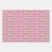 Bunny Rabbits Design All Over Pattern Inpakpapier Vel (Voorkant)