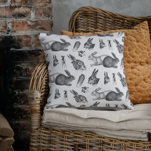 Bunny Rabbits en Tuingroenten Kussen
