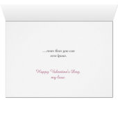 Bunny Rabbits Pink Wreath Romantic Valentijn (Binenzijde Horizontaal (Onderkant))