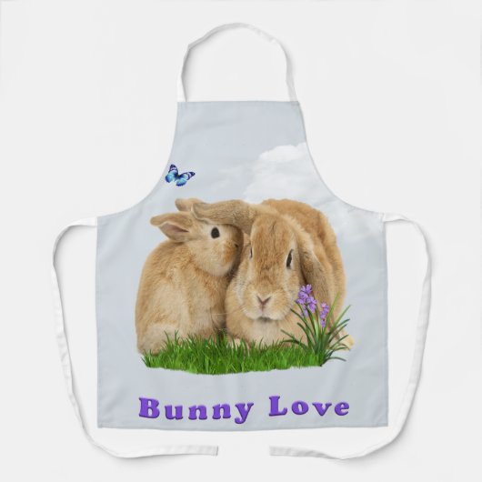 Bunny rabbitt schort (Voorkant)