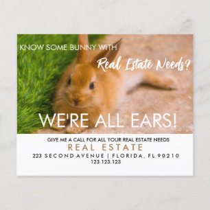 bunny referrals onroerend goed easter flyer