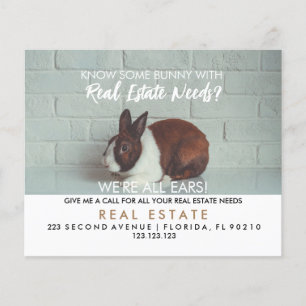 bunny referrals onroerend goed easter flyer