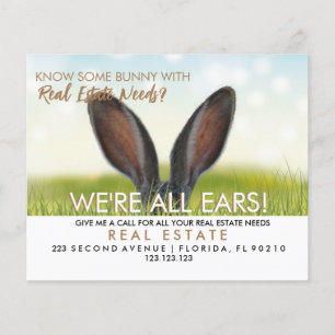bunny referrals onroerend goed easter flyer