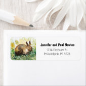 Bunny-retouradreslabel Etiket (Insitu)