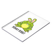 Bunny Ribbit Funny Rabbit Frog Pun Notitieboek (Linkerzijde)