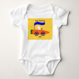 Bunny Riding Carrot Auto 1 Baby Bodysuit-pak Romper