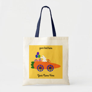 Bunny Riding Carrot Car #2 Sac fourre-tout
