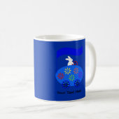 Bunny Riding Oeuf Voiture #1 Mug (Devant droit)