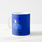 Bunny Riding Oeuf Voiture #1 Mug (Devant gauche)