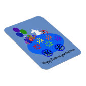 Bunny Riding Oeuf Voiture #3 Magnet (Côté Droit)