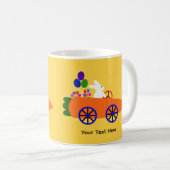 Bunny Riding voiture carotte #2 Mug (Devant droit)