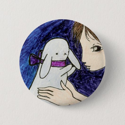 Bunny Ronde Button 5,7 Cm (Voorkant)