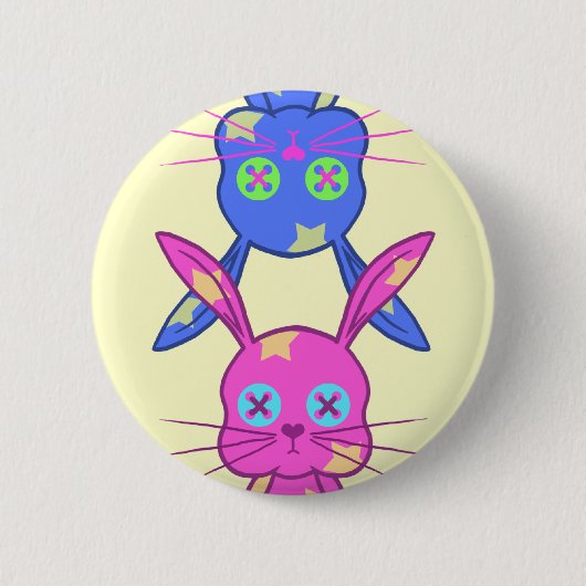 Bunny Ronde Button 5,7 Cm (Voorkant)