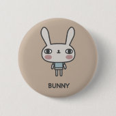 Bunny Ronde Button 5,7 Cm (Voorkant)