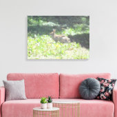 Bunny sauvage photo sur toile (Insitu(Salon))