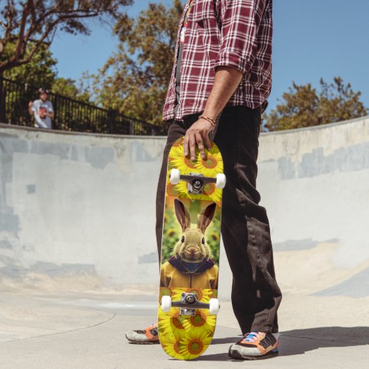 BUNNY SFNULOWERS SKATEBOARD POUR FILLES (Extérieur 2)