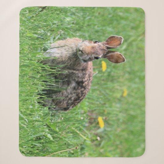 Bunny Sherpa Deken (Voorkant)