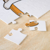 Bunny Skier Ski Legpuzzel (Zijkant)