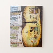 Bunny Sluimernatie 11x14 Puzzle (30 grote stukken)