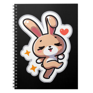 Bunny Spiral Foto Notitieboek