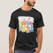 Bunny Spring Hunt Eggs Rabbit Happy Easter Day  2 T-shirt (Voorkant)