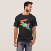 Bunny Spring Hunt Eggs Rabbit Happy Easter Day T-shirt (Voorkant volledig)