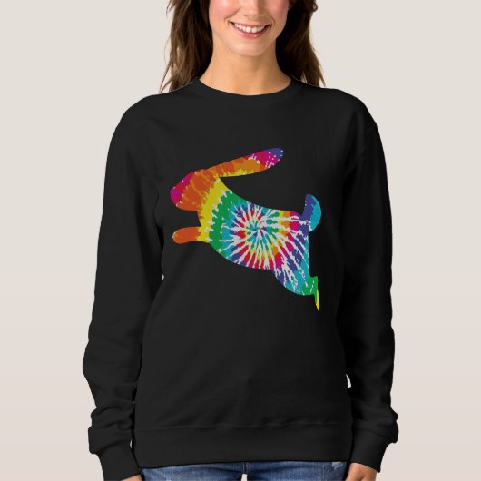 Bunny Spring Hunt Eggs Rabbit Happy Easter Day Trui (Voorkant)