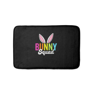 Bunny squad, bijpassende paashaas oren, Pasen p Badmat